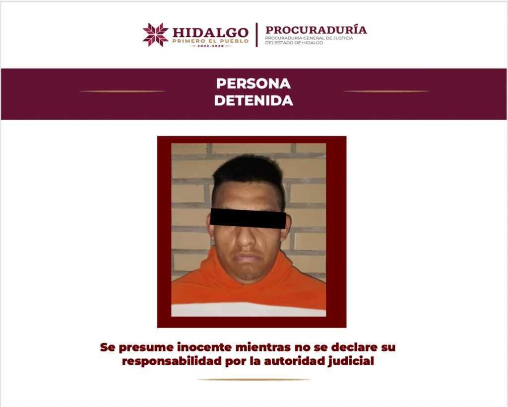 Tezontepec de Aldama sigue combatiendo el crimen: E. R. R. detenido por posesión de armas y drogas 