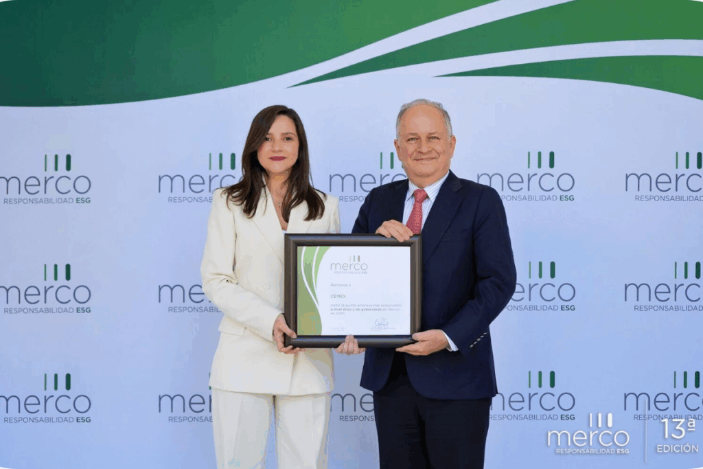 Cemex celebra su aniversario con un reconocimiento a su compromiso con la sostenibilidad