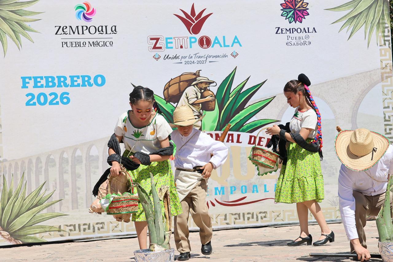 El festival Octli Zempoala comenzó con una rodada ciclista por las principales calles del municipio