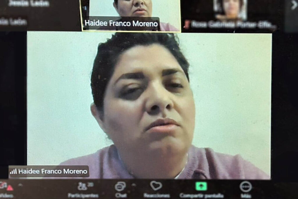 De acuerdo con la activista, durante una conferencia de prensa en 2023 la ombudsperson la desacreditó