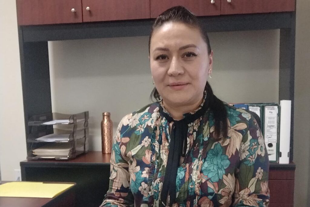Claudia Espinoza Castillo, titular de la Dirección de Impuesto Predial de Tulancingo