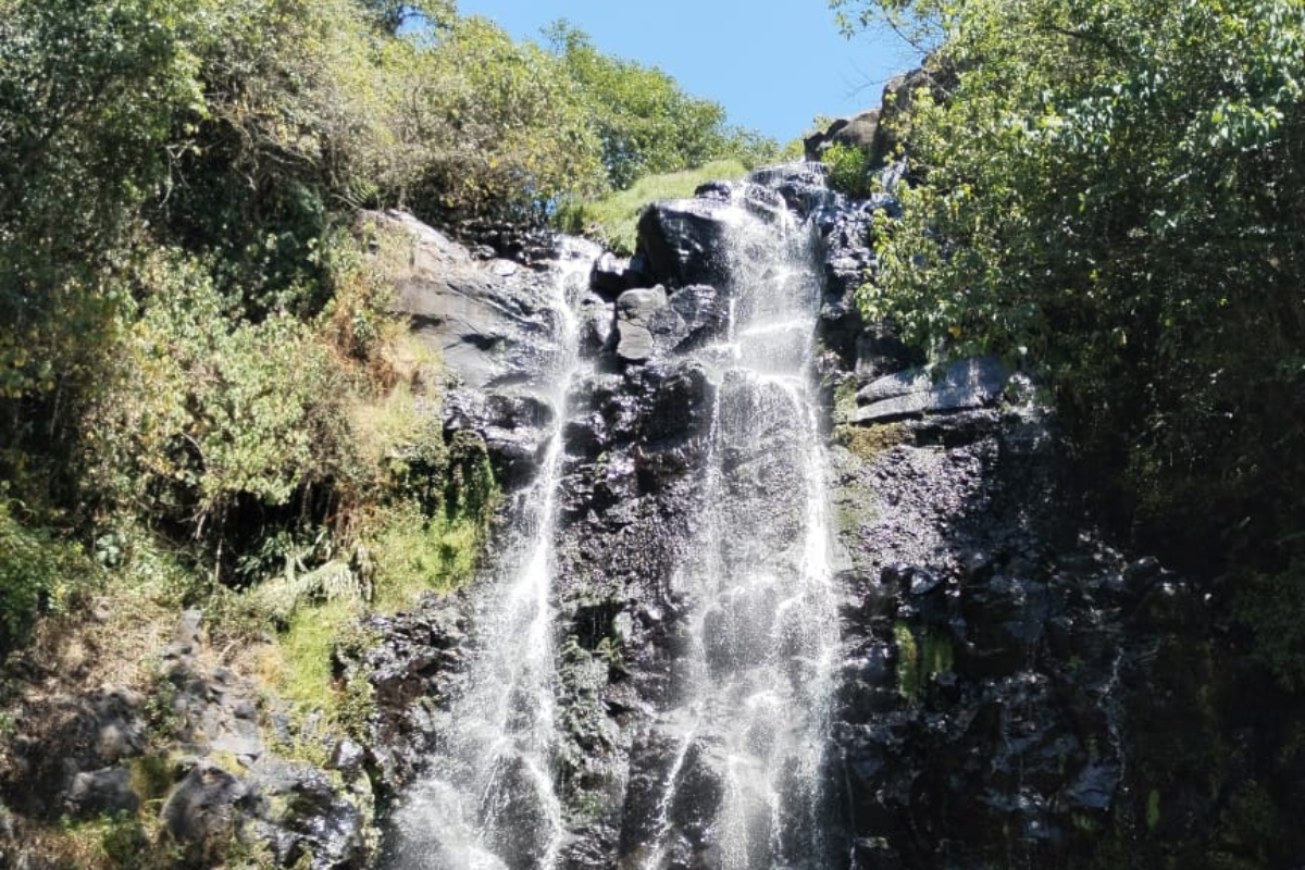 En Cascadas Dos Mundos hay 10 caídas que van desde los 5 hasta los 30 metros de altura | Foto: Sara Elizondo