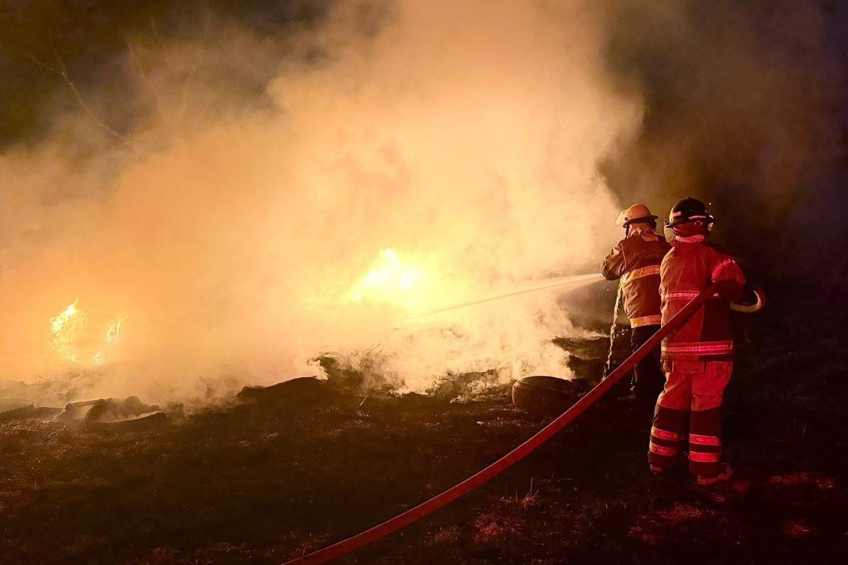 La corporación dijo que la mayoría de siniestros en Tizayuca se debe a acciones humanas | Foto: Especial