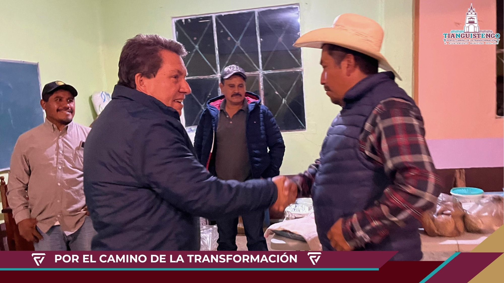 Febronio Rodríguez Villegas dialogó con habitantes de Pemuxco sobre necesidades prioritarias