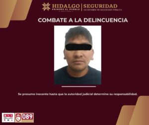La SSPH detiene a un hombre presuntamente vinculado con 