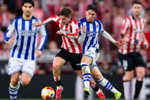 La Real Sociedad defiende el 1-0 en casa ante un Athletic que va por la remontada