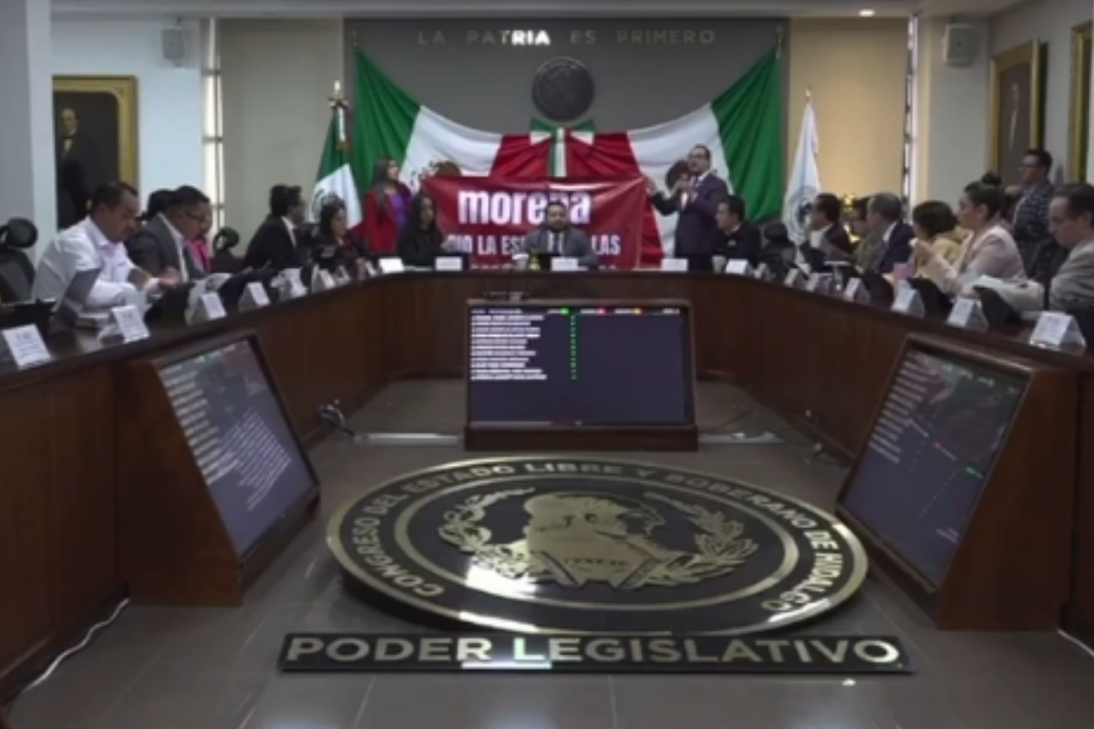 La sesión de este martes en el Congreso de Hidalgo comenzó con inconformidad del PRI por decisiones de la mesa directiva