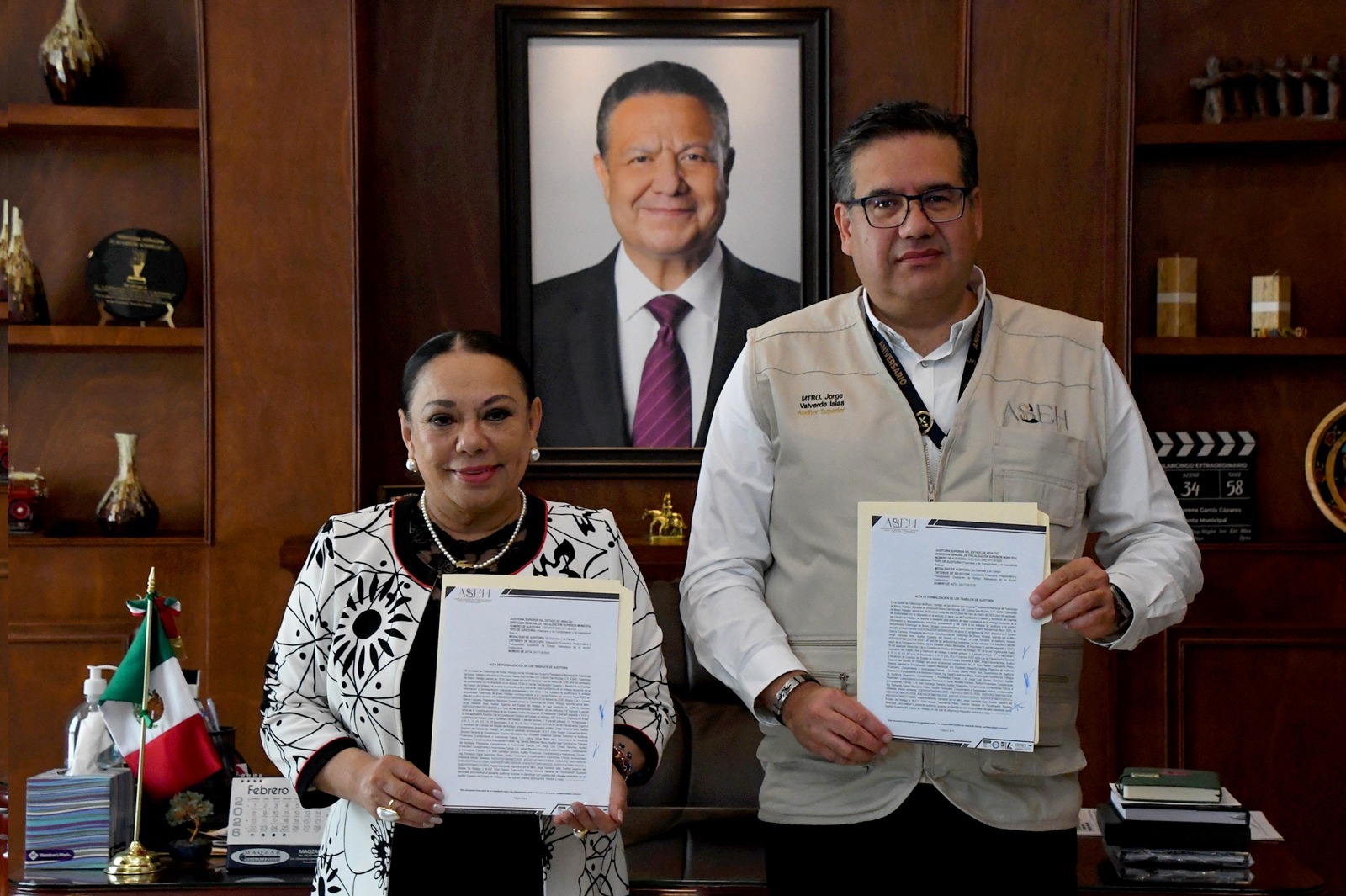 El equipo de la ASEH realiza evaluaciones técnicas en la infraestructura pública de Tulancingo