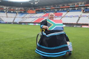 La embajadora sudafricana destacó las instalaciones del estadio Hidalgo