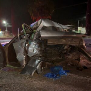 Tres personas resultaron heridas en un accidente sobre la carretera Pachuca-Actopan.