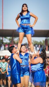 La unidad deportiva El Tordo fue sede del encuentro cultural en Huejutla, donde estudiantes participaron en diversas actividades.