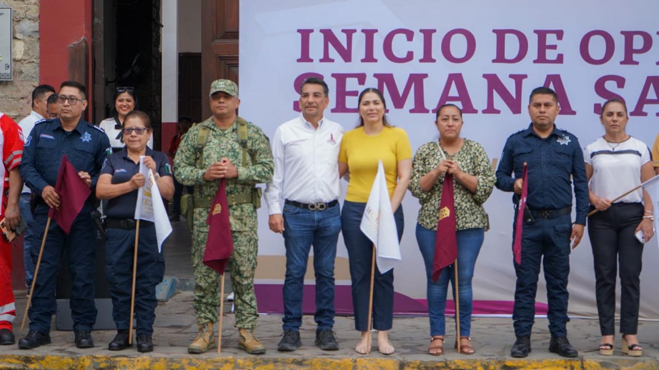 Autoridades de Huejutla dieron el banderazo al operativo de seguridad para el periodo vacacional de Semana Santa 2026