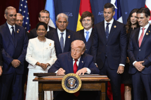 La declaración de Donald Trump sobre la crisis en Cuba se produjo en el marco de la reunión regional Escudo de las Américas