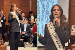 La controversia sobre el triunfo de Fátima Bosch en Miss Universo 2025 resurgió tras el cuestionamiento de una estudiante sobre las acusaciones de fraude dentro del certamen.