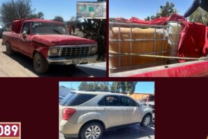 Elementos de la SSPH decomisaron hidrocarburo ilegal en Santiago Tepeyahualco, donde también aseguraron vehículos y un arma de fuego tras una movilización policial