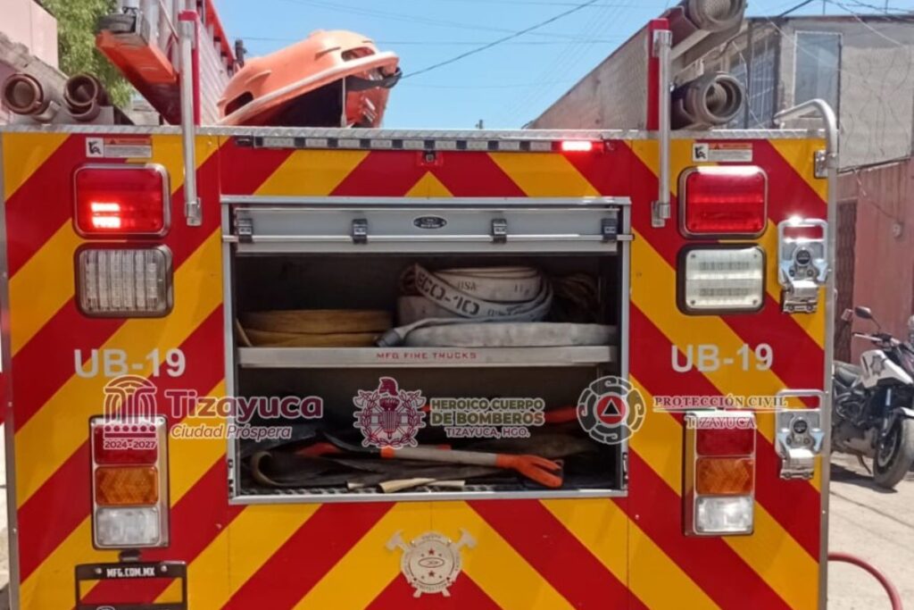 Bomberos de Tizayuca atienden incendio en una vivienda; ¿hubo lesionados?