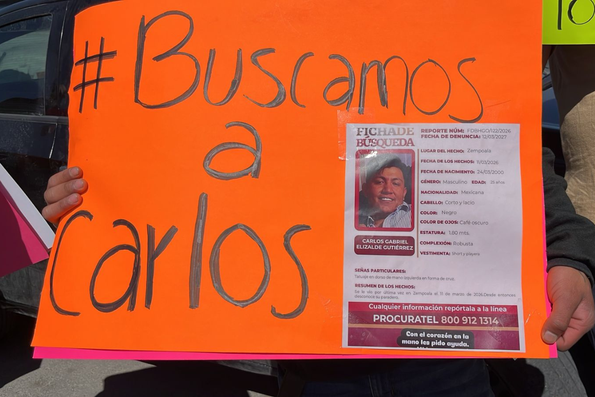 En días previos, la familia de Carlos intentó localizarlo sin éxito | Foto: Lizania Zavala