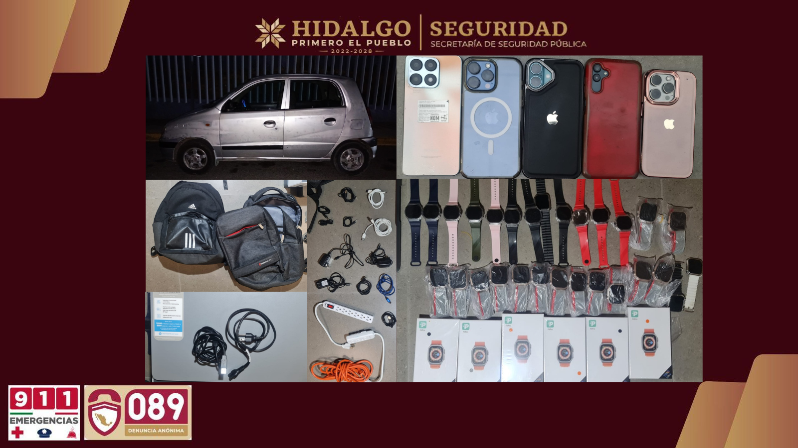 SSPH logra desmantelar red de extorsión en Pachuca: Falsos promotores turísticos capturados