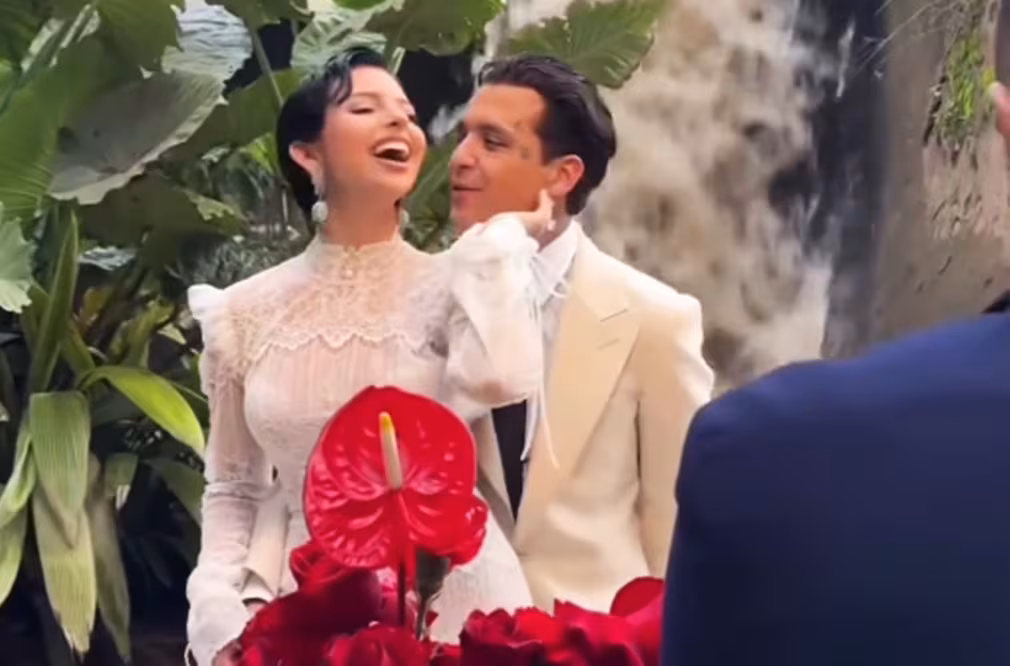 La boda religiosa de Christian Nodal y Ángela Aguilar no se celebrará como estaba previsto, a causa de la violencia en México