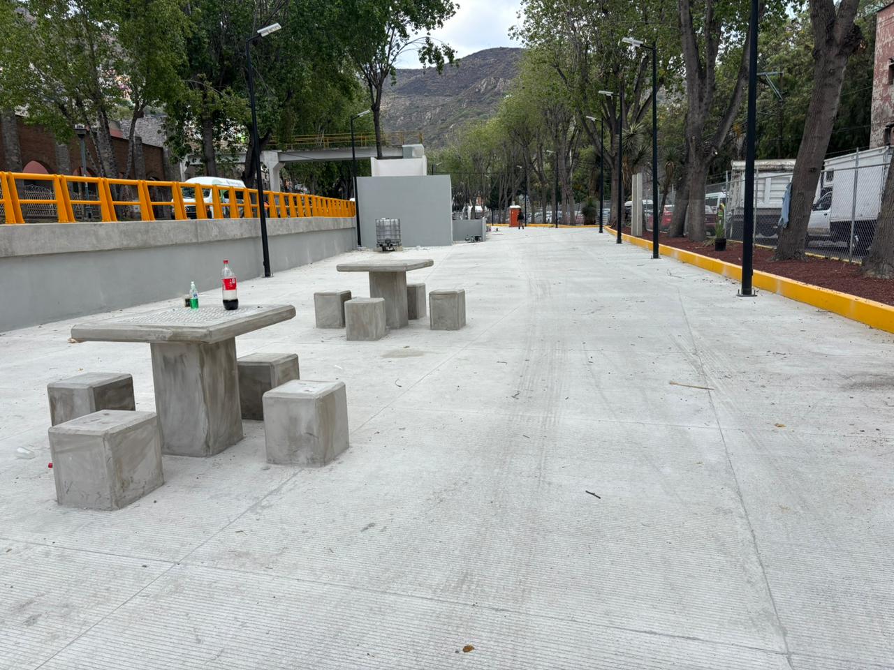 La nueva zona de comerciantes en Pachuca, ubicada junto al mercado Benito Juárez, ya muestra avances