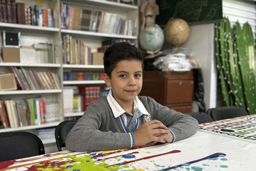 Antonio afirmó que le gustaría estudiar carreras como robótica, programación o comunicación | Foto: Especial