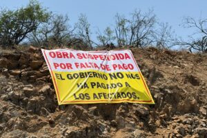 La ampliación carretera en Zacualtipán mantiene inconformes a dueños de predios