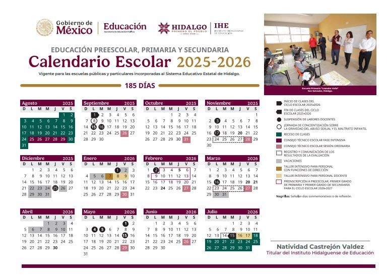 ¡Este mayo, los estudiantes de Hidalgo descansarán 5 días continuos! Conoce el calendario completo de la SEP