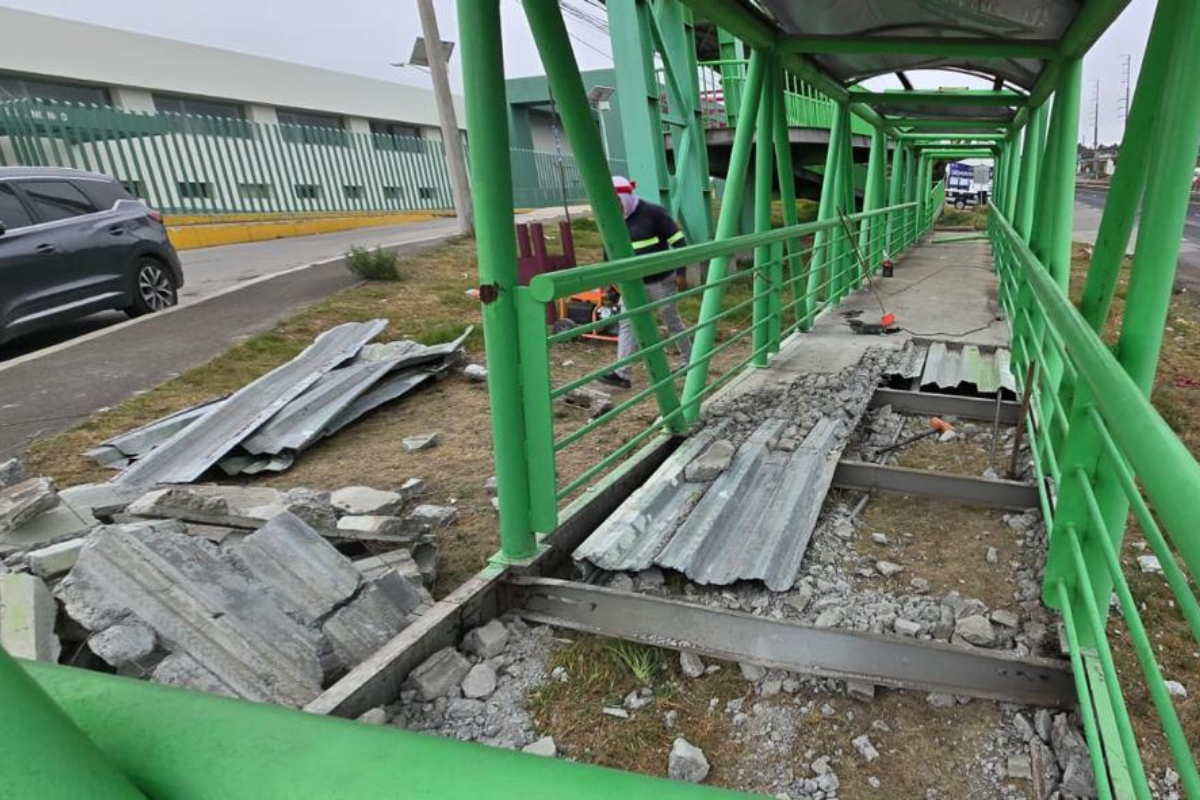 El colapso del puente no se debió a su mal estado, sino al impacto de la grúa, de acuerdo con Armando Pérez Alcibar | Foto: Antonieta Islas