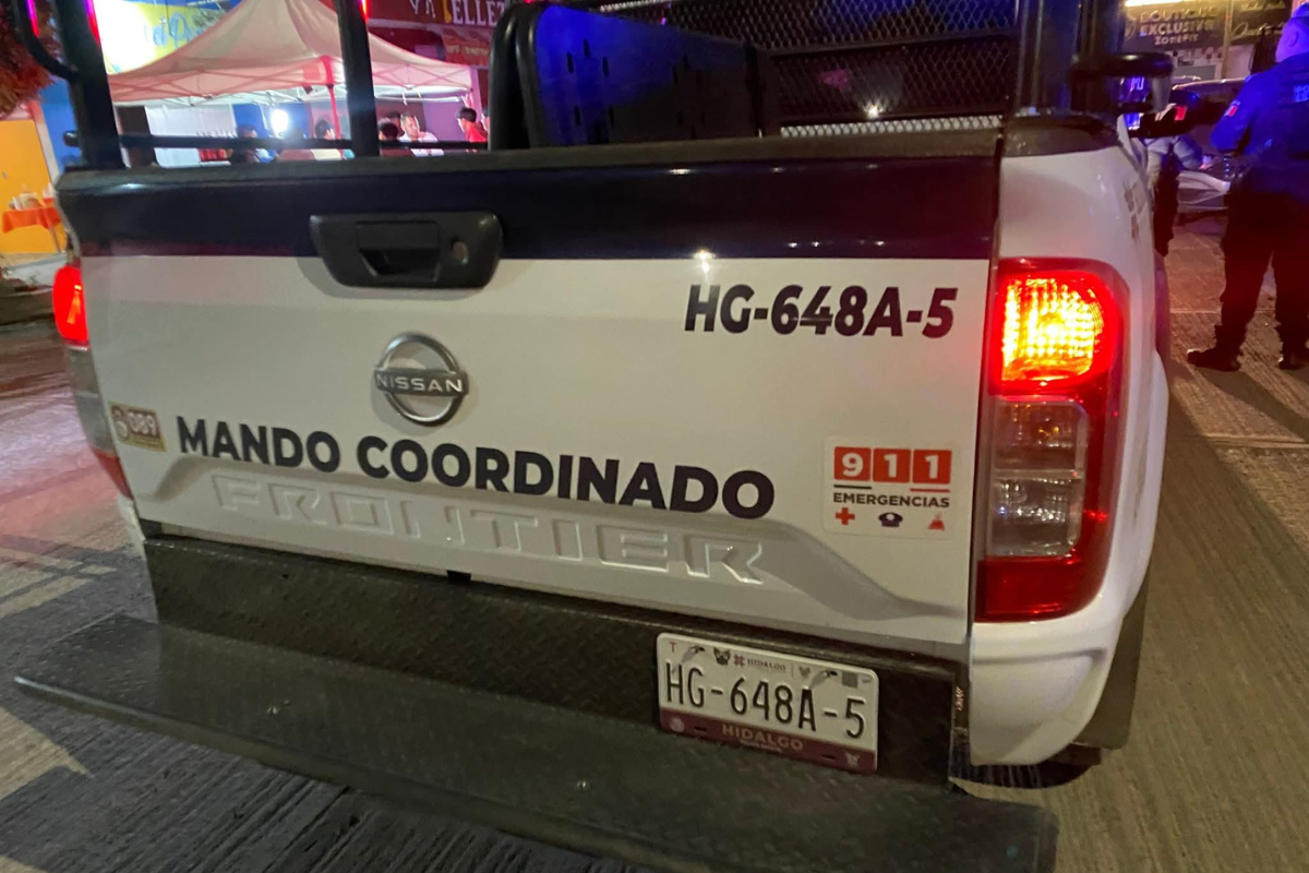 Los policías de Cuautepec viajaban en la patrulla con placas HG6485 | Foto: Especial