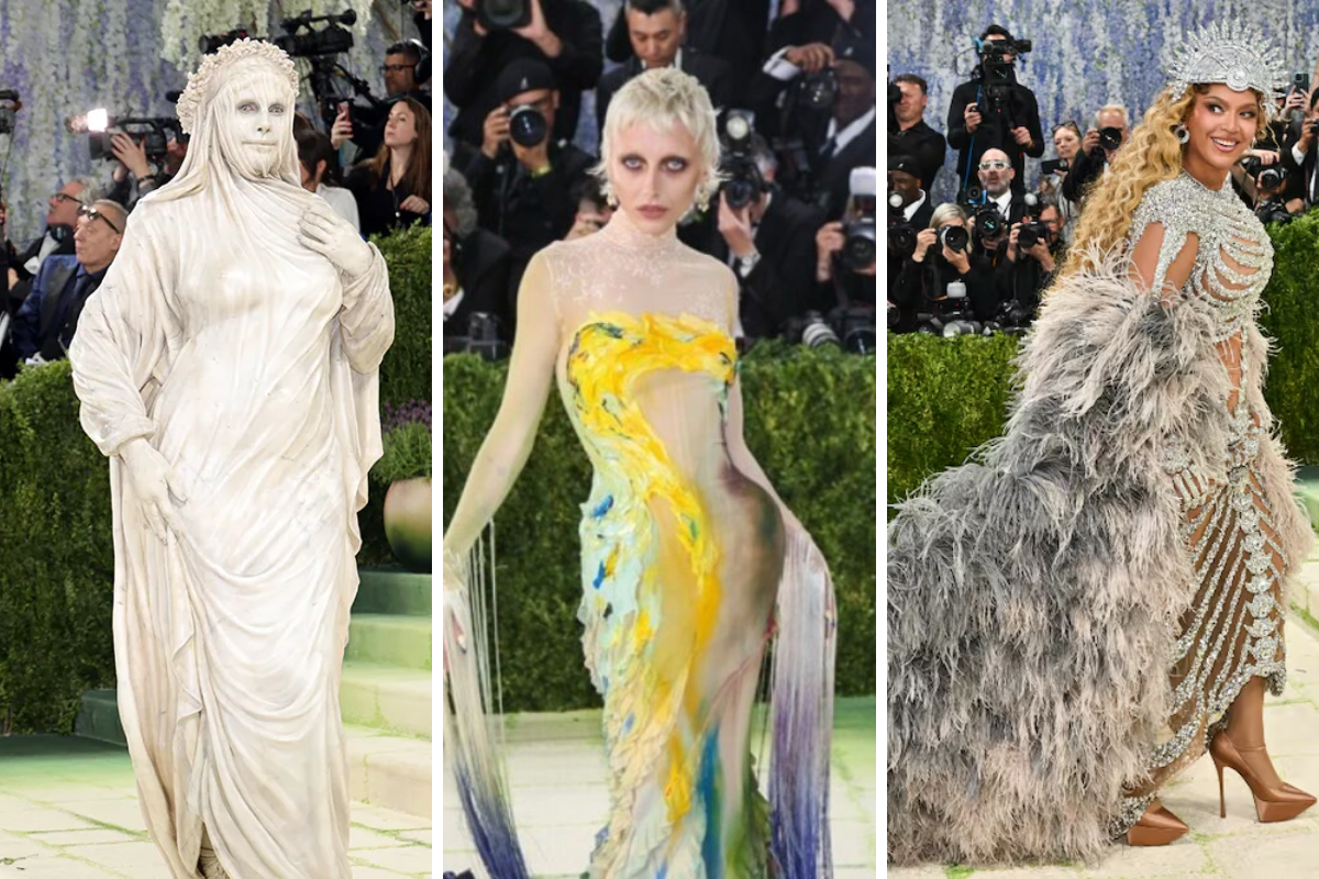 Diseños conceptuales destacaron en la alfombra de la Met Gala