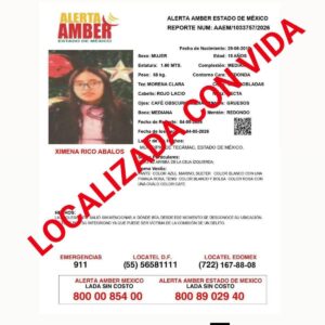 Un grupo de 30 personas bloquean la autopista México-Pachuca en protesta por la desaparición de Ximena Rico Ábalos 