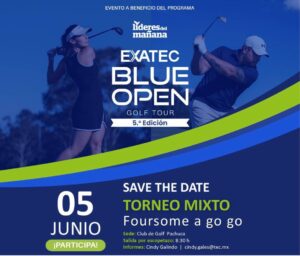 El Exatec Blue Open 2026 reunirá a golfistas amateurs y experimentados.