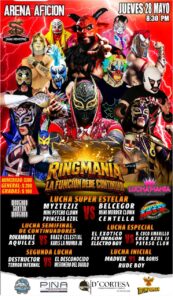 La arena Afición vuelve a reunir distintos estilos de lucha libre en una sola función