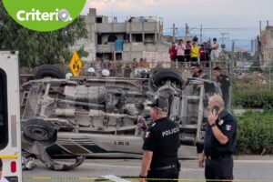 Tras el choque, varias personas lesionadas fueron trasladadas a hospitales de la región