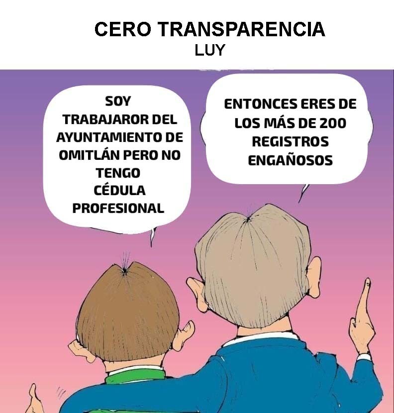 Luy: Cero transparencia