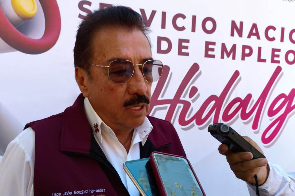 Óscar Javier González, titular de la Secretaría del Trabajo y Previsión Social de Hidalgo