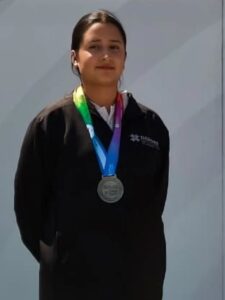 La arquera hidalguense se quedó con la plata en arco recurvo Sub 24