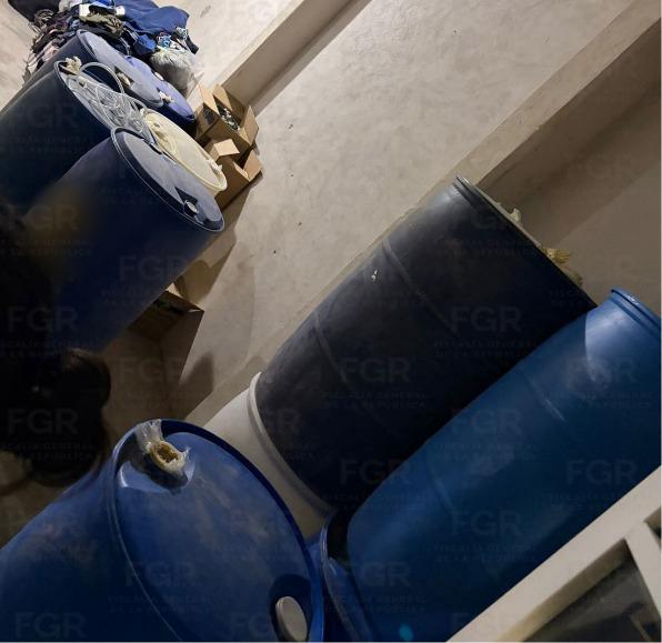 La FGR continúa combatiendo el huachicol con el aseguramiento de hidrocarburo y dinero en efectivo en Santiago de Anaya