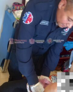 Madre e hija fueron trasladadas a una clínica tras la atención brindada en Tizayuca
