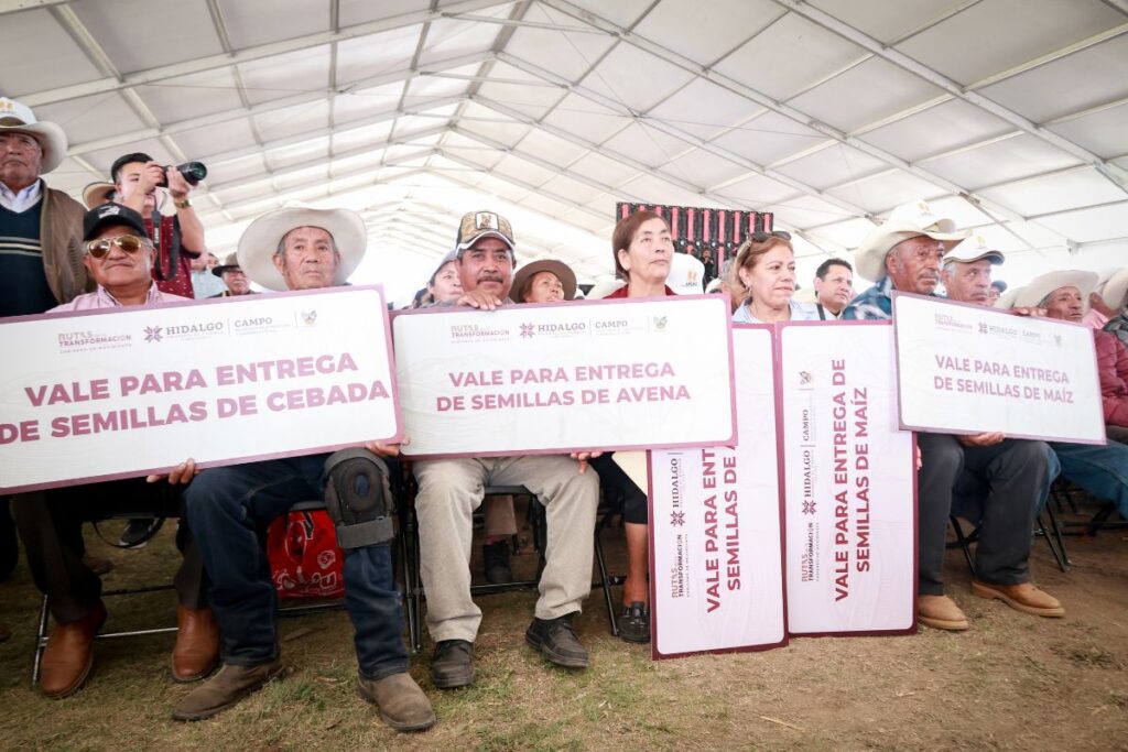 Entregan en Apan apoyos para el campo y anuncian obras: Esto es lo que se realizará