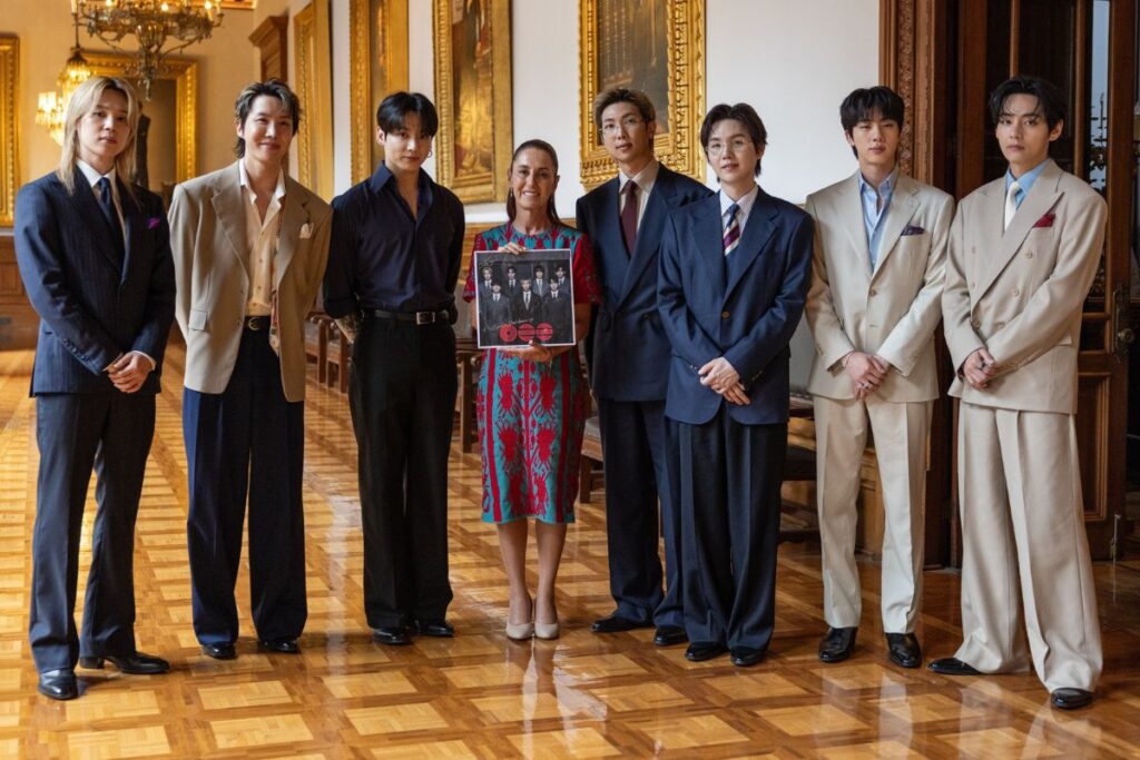 ¡BTS regresará a México! Así lo confirmó Claudia Sheinbaum tras reunión con el grupo