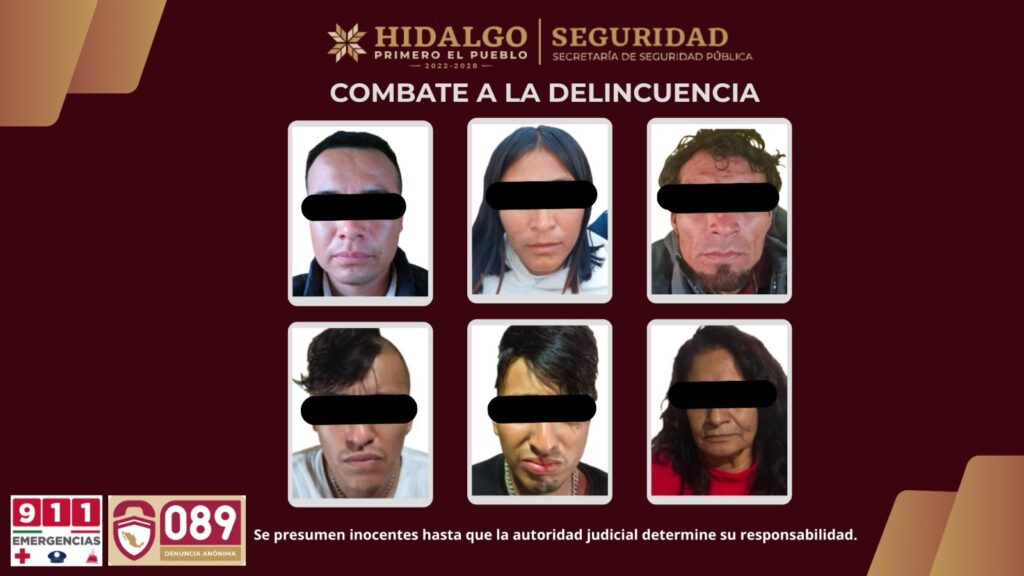 SSPH coordinó acciones con Sedena, Guardia Nacional y PGJEH en Hidalgo