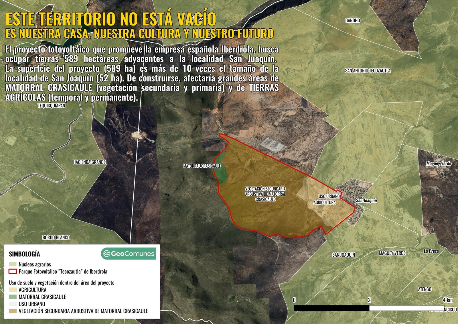 Los habitantes señalaron que las repercusiones ambientales no solo afectarían a su comunidad, sino a todo el municipio | Foto: Especial