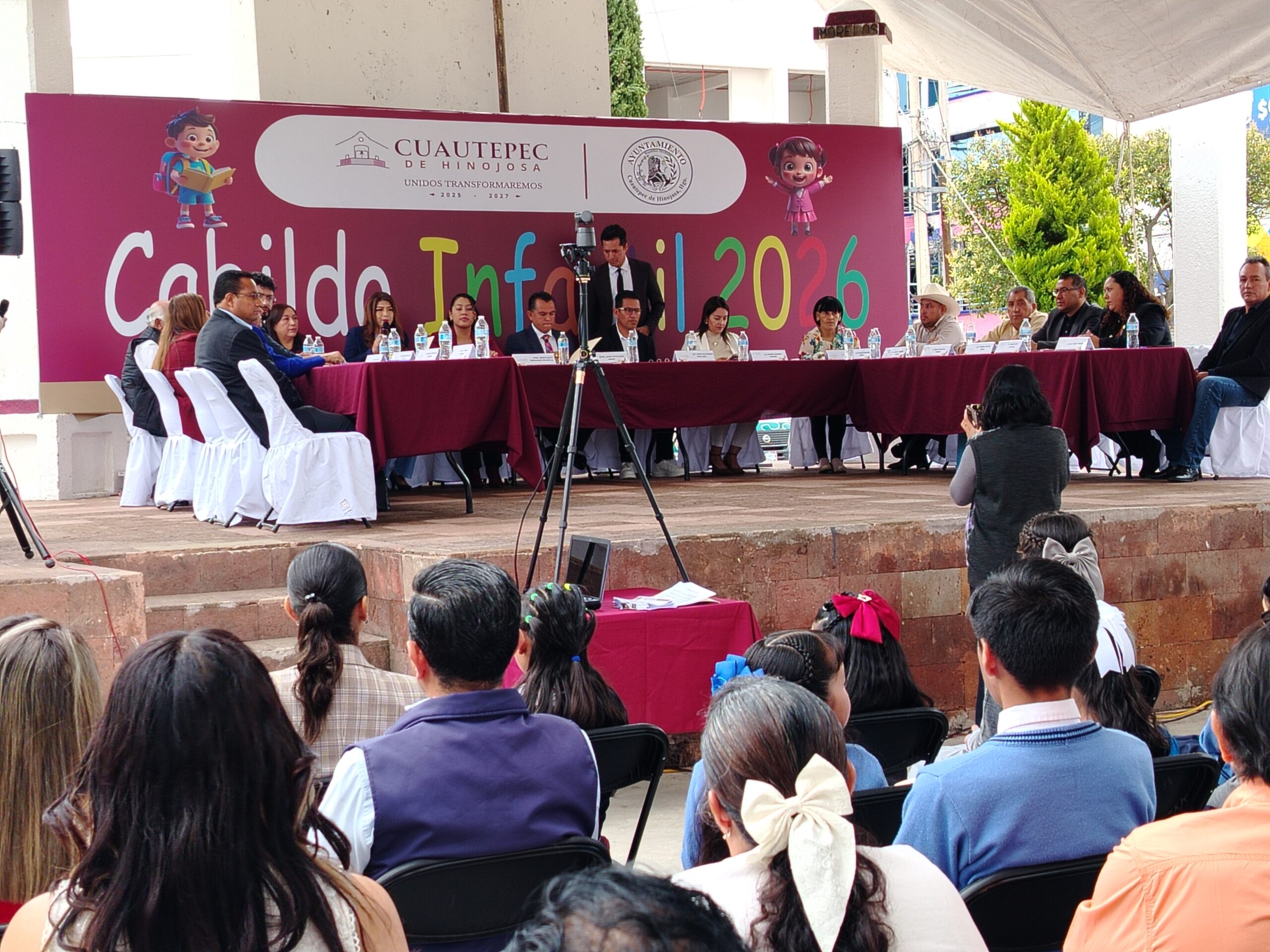 El Cabildo Infantil 2026 estuvo integrado por 18 estudiantes de primaria de Cuautepec