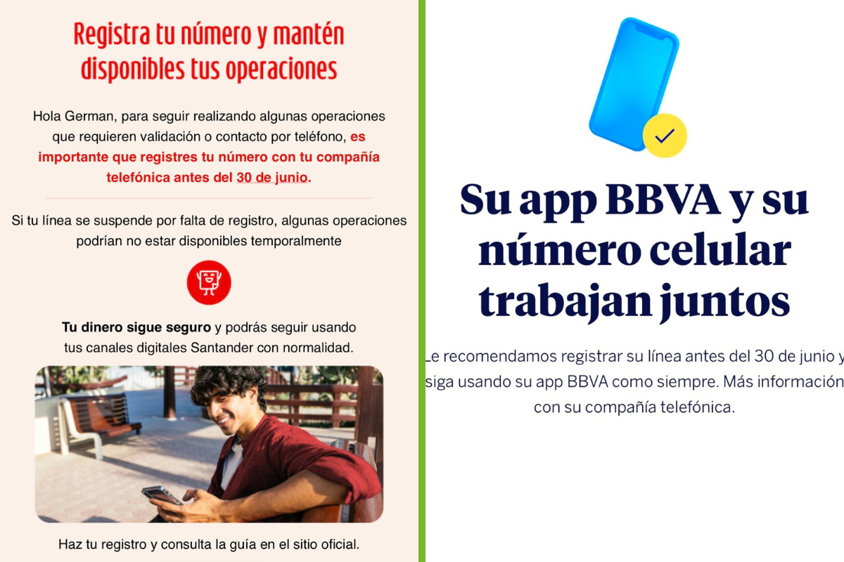 Los usuarios deberán efectuar el registro de celulares mediante plataformas y centros oficiales