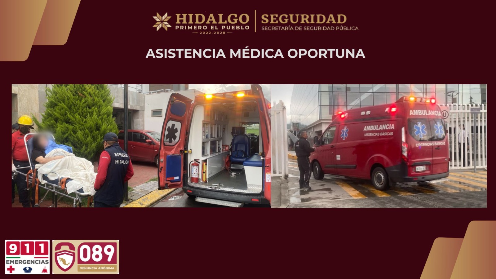 Operador del 911 brindó asistencia remota durante el parto en un domicilio de Hidalgo.