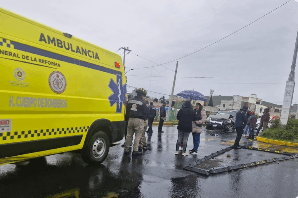 Protección Civil brindó atención a una persona lesionada en La Providencia, Mineral de la Reforma