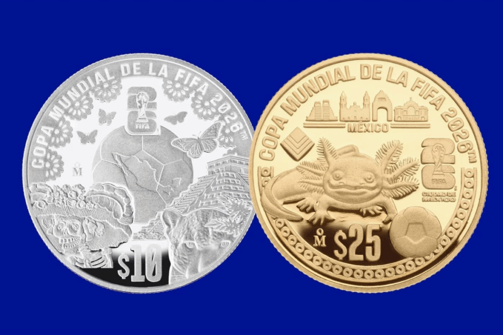 Monedas conmemorativas combinan tradición, fútbol y colección