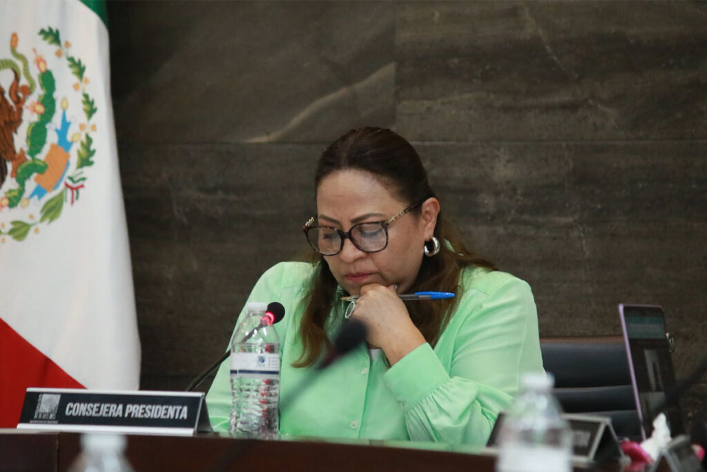 La consejera presidenta del IEEH, María Magdalena González Escalona, informó que el IEEH ha recibido 10 procedimientos ordinarios sancionadores | Foto: Especial