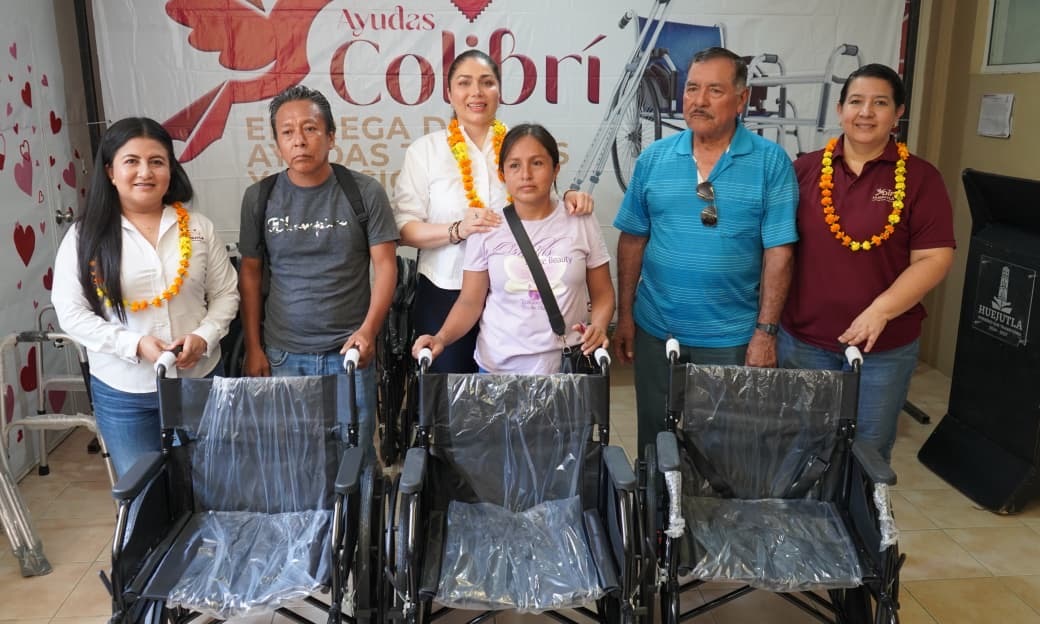 El DIF Huejutla entregó 50 apoyos funcionales a personas con discapacidad motriz.